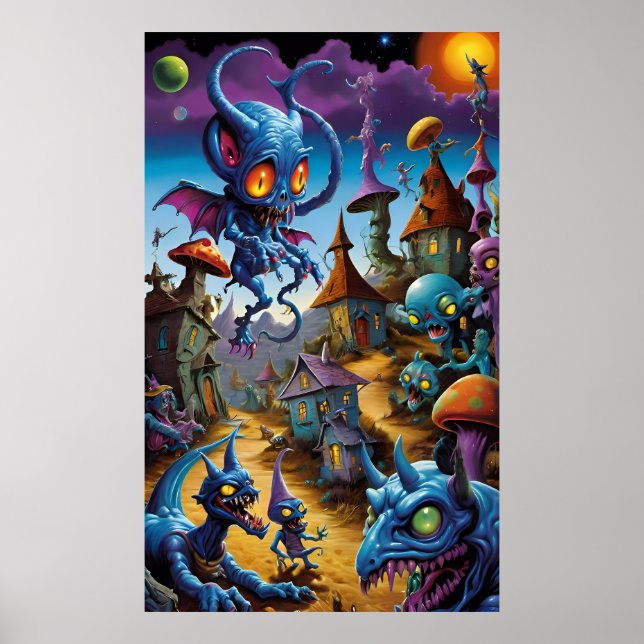 När marken faller poster (Framsidan)