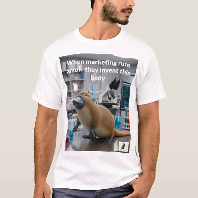 När marknadsföring springa amok uppfann de detta o t shirt (Framsida)