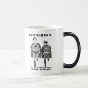 När Morphing mugg för Superheroesvänd 40