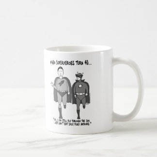 När mugg för klassiker för Superheroesvänd 40