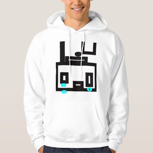 när musiken väl tystnar hoodie (Framsida)