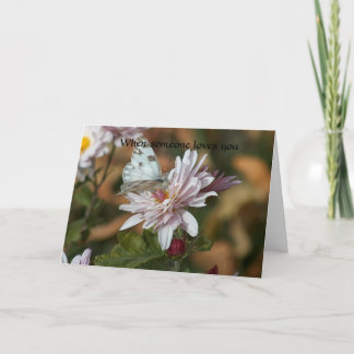 När någon älskar dig helgkort