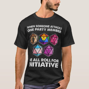 När någon attackerar en medlem i Party, så är T Shirt
