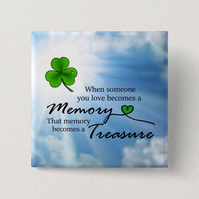 När någon dig som är lone, Shamrock Knapp (Framsida)