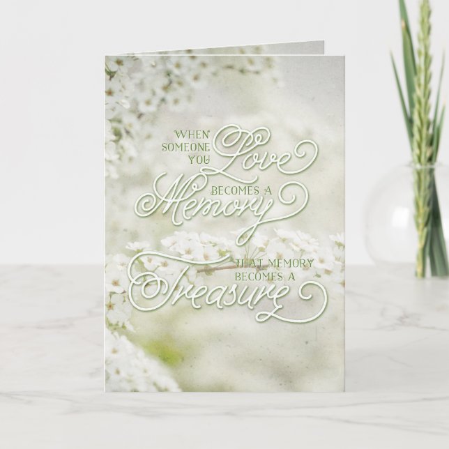 När någon du älskar blir ett skattat minne kort (Framsida)