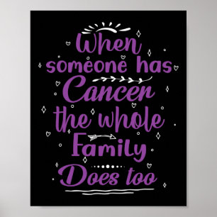 När någon har cancer gör hela familjen också det poster