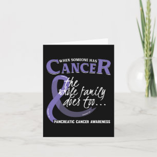 När någon har pankreatisk cancer i hela familjen kort