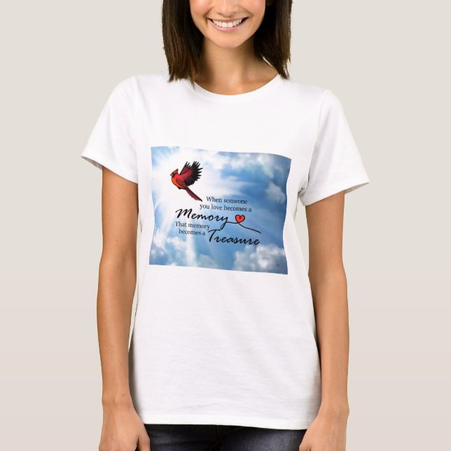 När någon som du älskar, kardinalen t-shirt (Framsida)