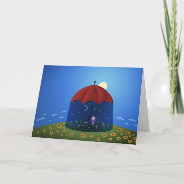 När natten kommer kort (Framsida)