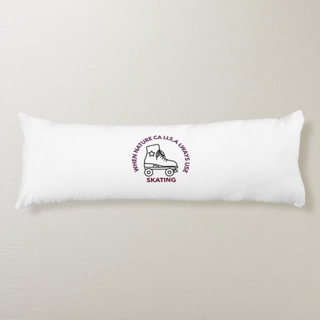 när naturen anropar,alltid använda kroppskudde (Framsidan)