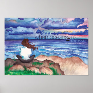 När oceaner Stiga upp Poster