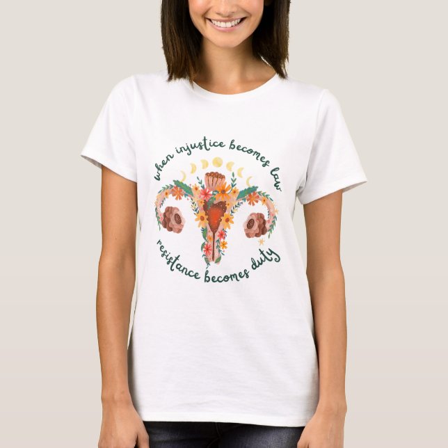 När orättvisa blir en lag proffs på valfrihet Pro  T Shirt (Framsida)