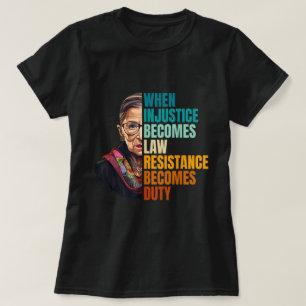 När orättvisa blir lag Citat T-shirt