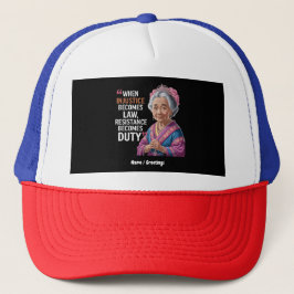 När orättvisa blir till lagmotstånd blir en skyldi keps