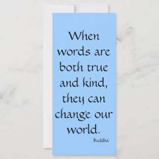 När ord båda är sanna... Rackkort