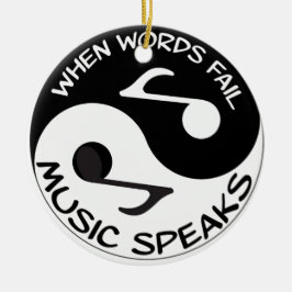 När Ord Misslyckas högtalar musik ornament
