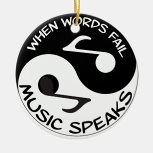 När Ord Misslyckas högtalar musik ornament