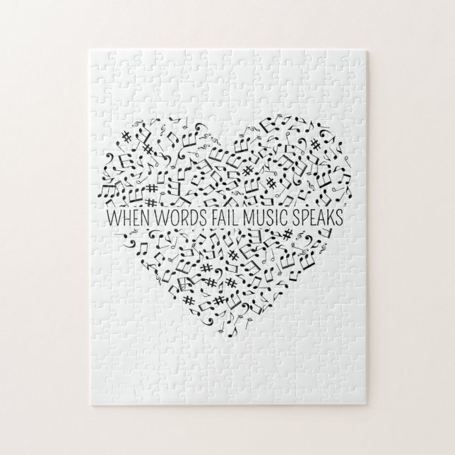 När Ord Misslyckas musikhögtalare Pussel (Vertikal)