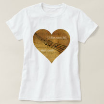 När ordkuggningen, musik talar notbladhjärta