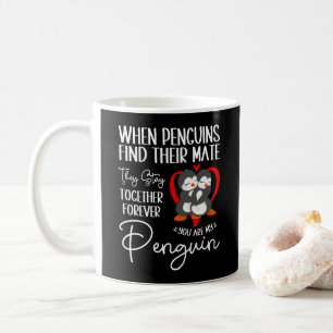 När Penguins hittar sin mage stannar de tillsamman Kaffemugg