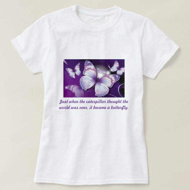 När precis caterpillaren… t-shirt (Design framsida)