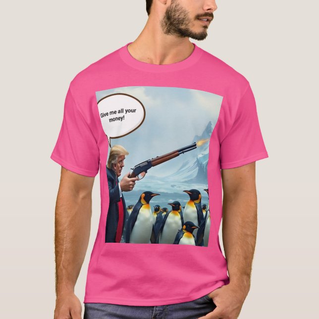 När presidenten är dum t shirt (Framsida)