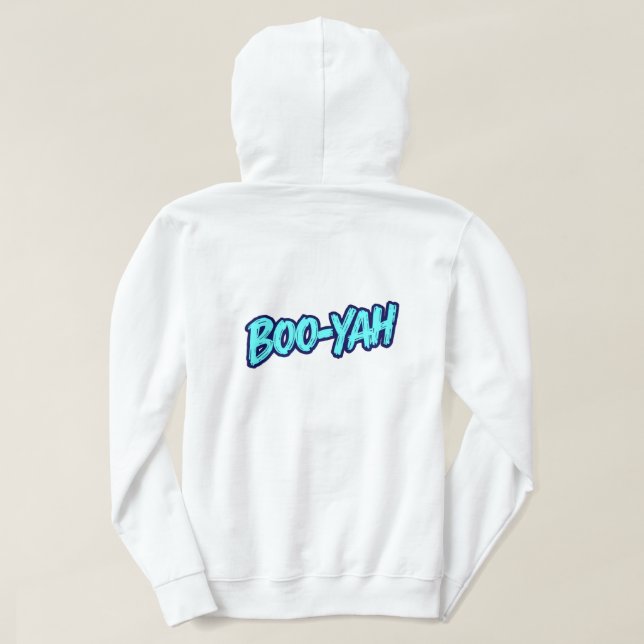 När rensningen är klar och bran börjar. hoodie (Design baksida)