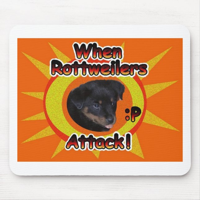 När Rottweilers attack: p Musmatta (Framsidan)