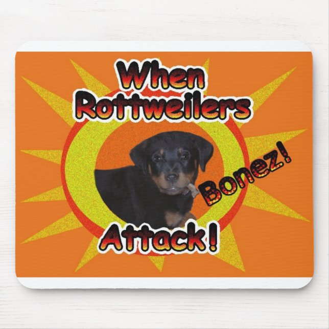 När Rottweilers attackben Musmatta (Framsidan)