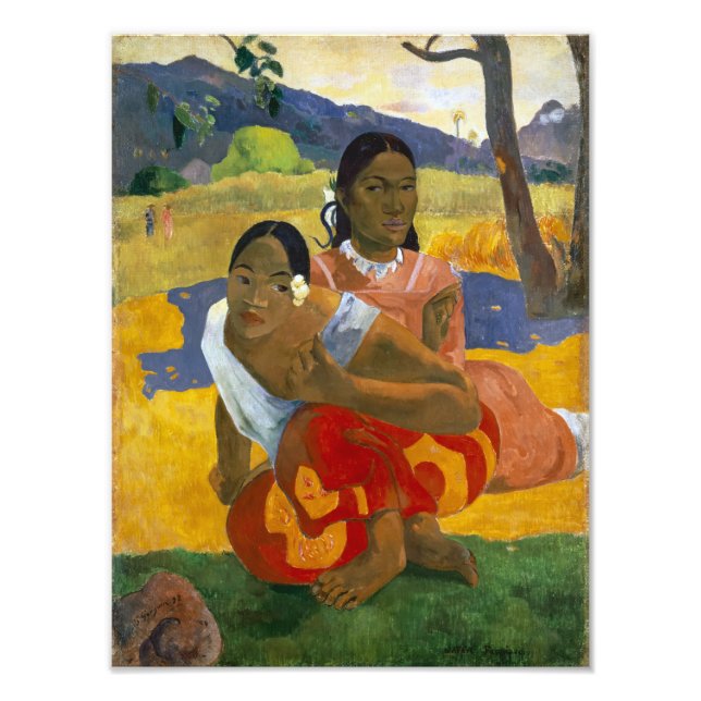 När ska du gifta dig? | Paul Gauguin | Fototryck (Framsidan)
