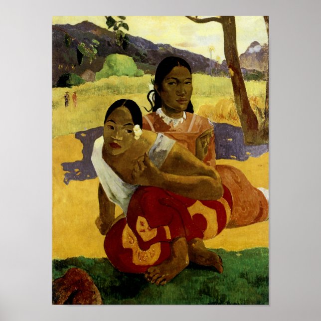 När ska du marry av Paul Gauguin? Poster (Framsidan)