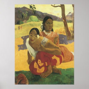 När ska du marry av Paul Gauguin, Vintage Art? Poster