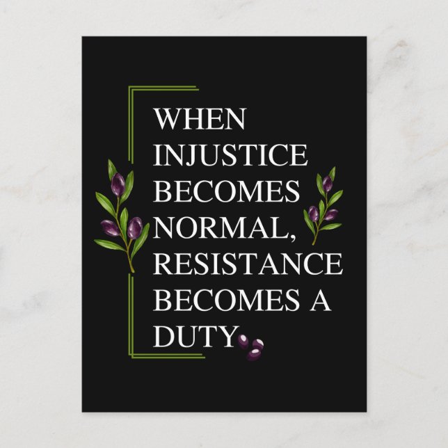 NÄR SKADA BLIR NORMALT BLIR RESISTENS VYKORT (Framsida)