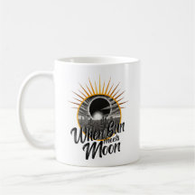 När Sol möts i Måne, så är svartvit Skyline Eclips