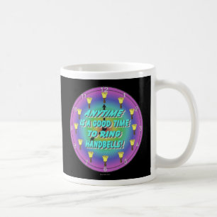 När som helst är en bra Time som ringer Handbell Kaffemugg
