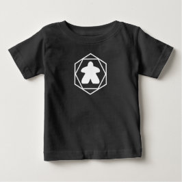 När som helst Meeple White Art Småbarn Shirt T Shirt