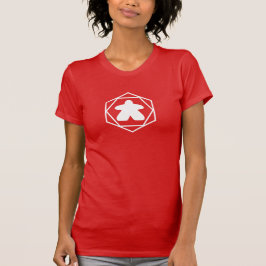 När som helst Meeple White Art Womens Shirt T