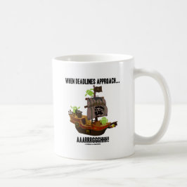 När stopptider att närma sig…, Aaarrrggghhh! Kaffemugg