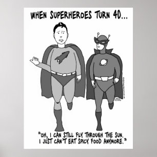 När superhjältar svänger 40 Poster