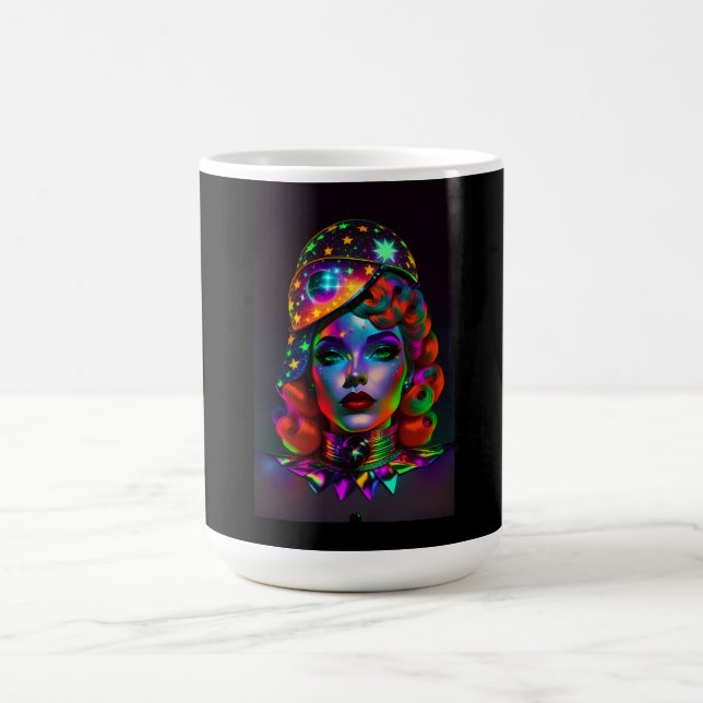 När svart landat på rött - Ken Gage Art Kaffemugg (Center)