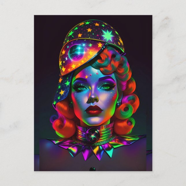 När svart landat på rött - Ken Gage Art Vykort (Framsida)