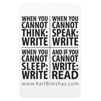 När till Skriva magnet