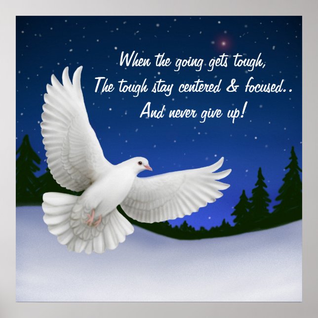 När Tuffen Going Hämtar utskrift Poster (Framsidan)