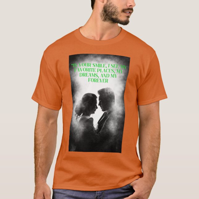 När två älskande älskar varandra t shirt (Framsida)