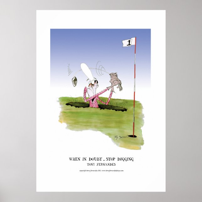 när tvetydigt slutar gräva, poster tony fernandes (Framsidan)