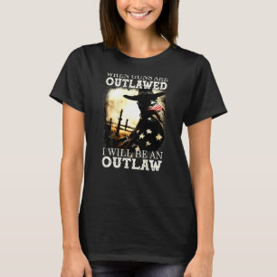 När vapen är fredade kommer jag att vara en fredlö t shirt