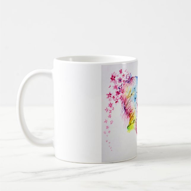När vårdagen möter vinternatten kaffemugg (Vänster)
