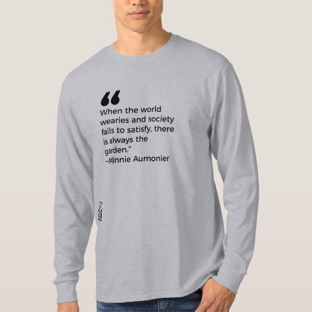 När världen blomstrar t shirt (Framsida)