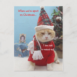 När vi är ifrån varandra på jul…,… helg vykort