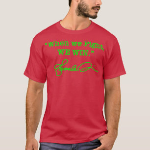 När vi bekämpar vinner vi Kamala brat grönt namnte T Shirt
